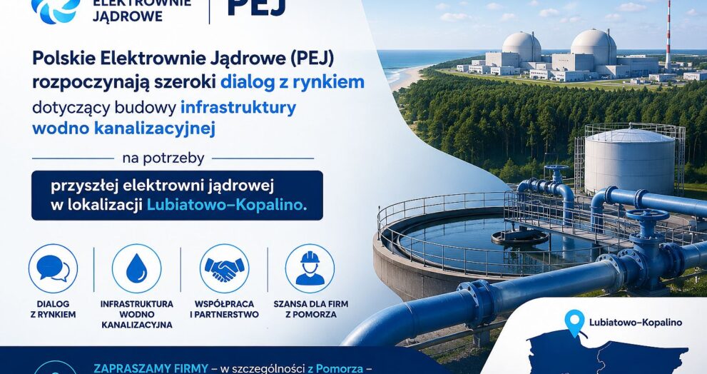 PEJ rozpoczynają dialog z rynkiem w sprawie infrastruktury wodno‑kanalizacyjnej…