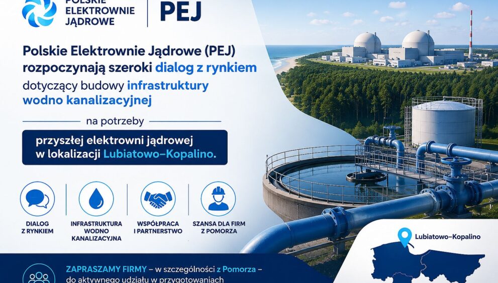 PEJ rozpoczynają dialog z rynkiem w sprawie infrastruktury wodno‑kanalizacyjnej…