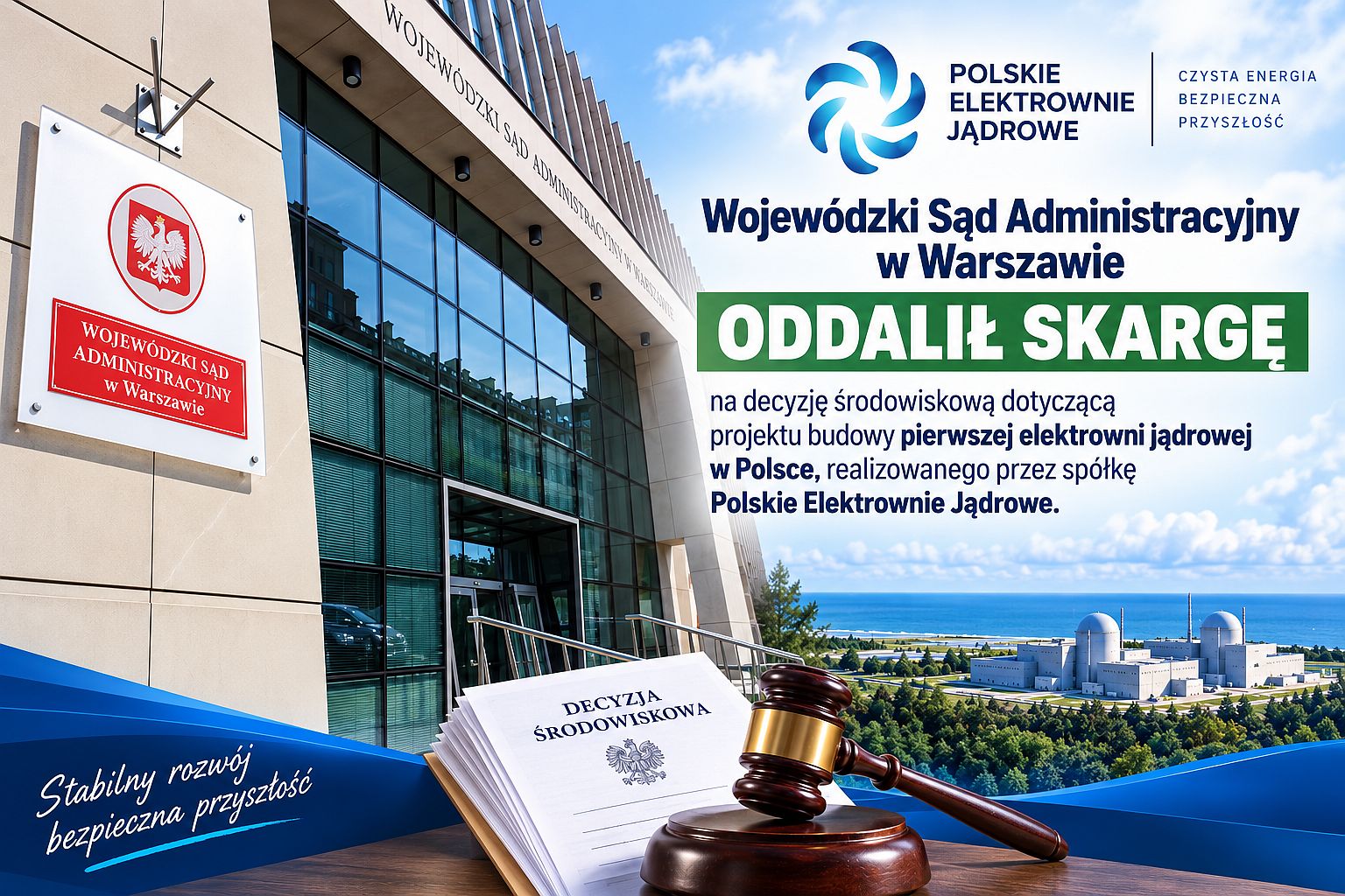 WSA odrzucił skargę na decyzję środowiskową dla pierwszej elektrowni jądrowej w Polsce…