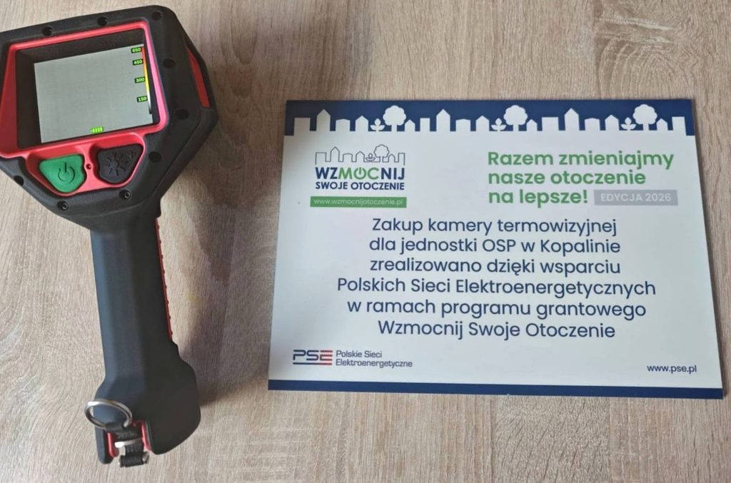 Nowoczesna kamera termowizyjna już na wyposażeniu OSP Kopalino…